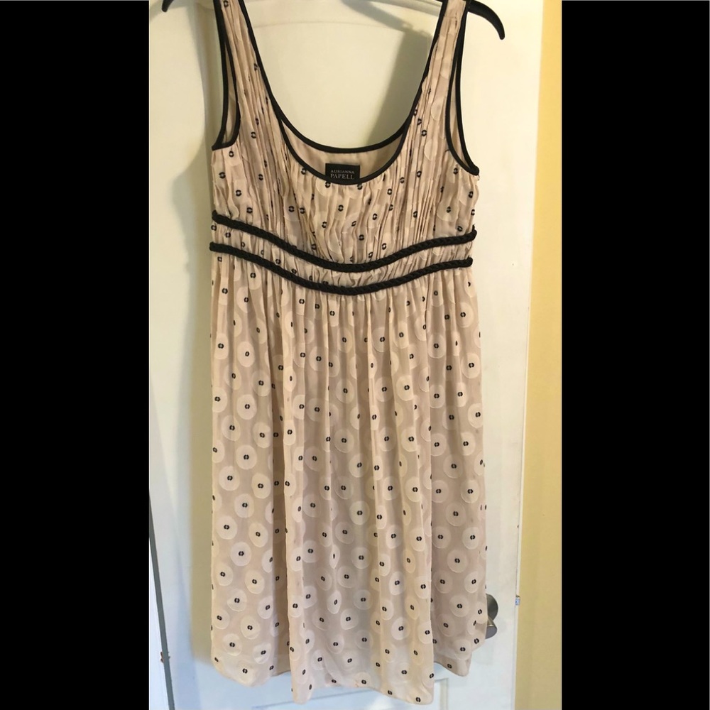 Ivory Cream Dress with Empire Fitting Sz 8